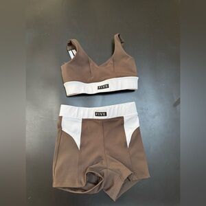 Five Brown and white set YM